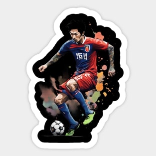 Asian Football Sticker